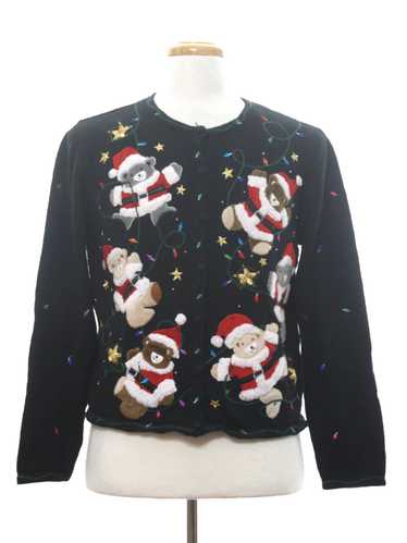 Segue HoHoHo Womens Bear-riffic Ugly Christmas Swe