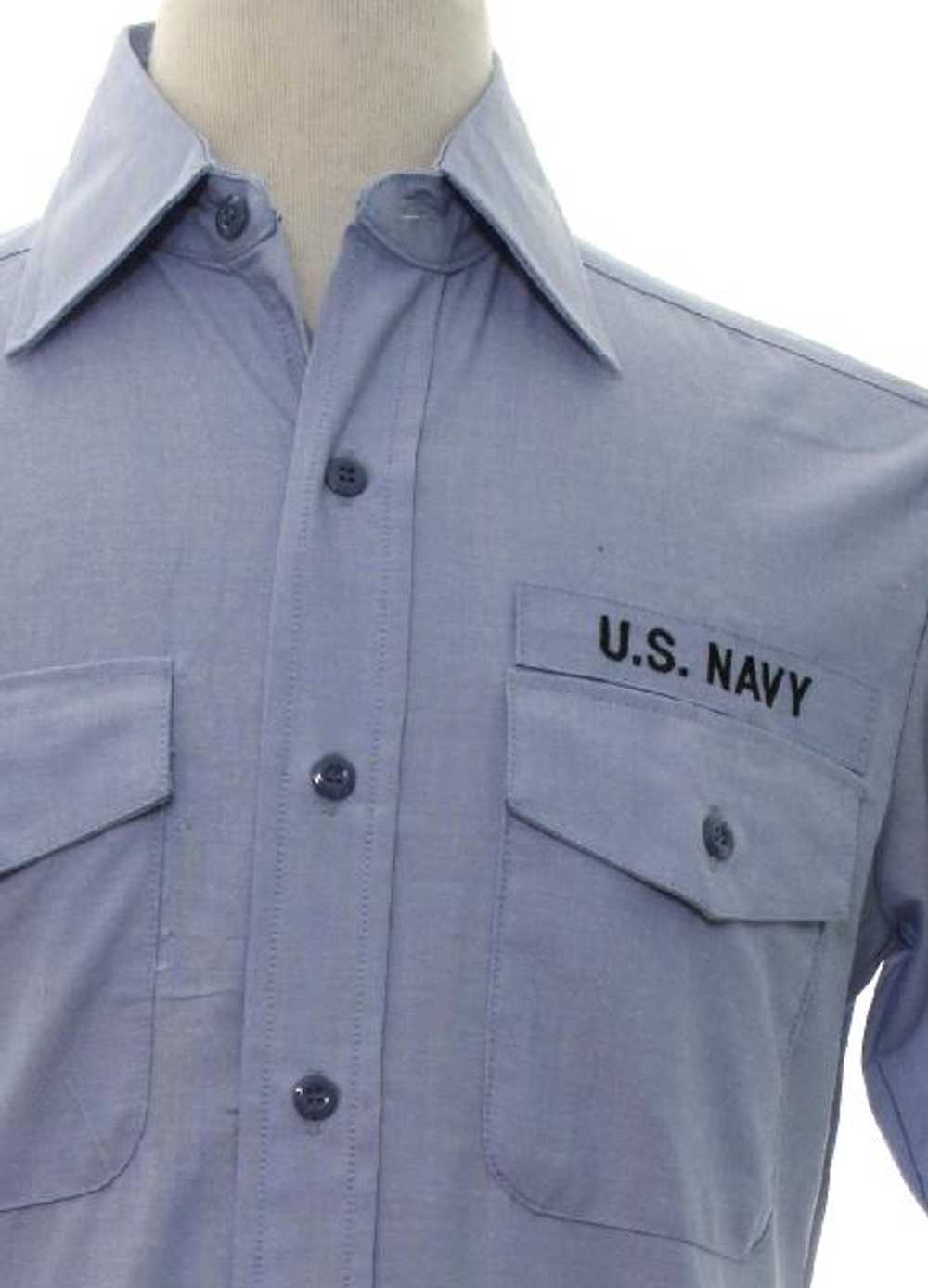 1980's Seagoing Uniform Corp Mens Navy Military C… - image 2