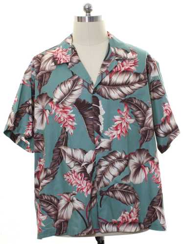 1990's Hilo Hattie Made in Hawaii Mens Hawaiian Sh