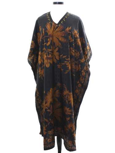 1970's Sante Hippie Style Caftan Maxi Dress