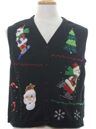 Bechamel Womens Ugly Christmas Sweater Vest - image 1