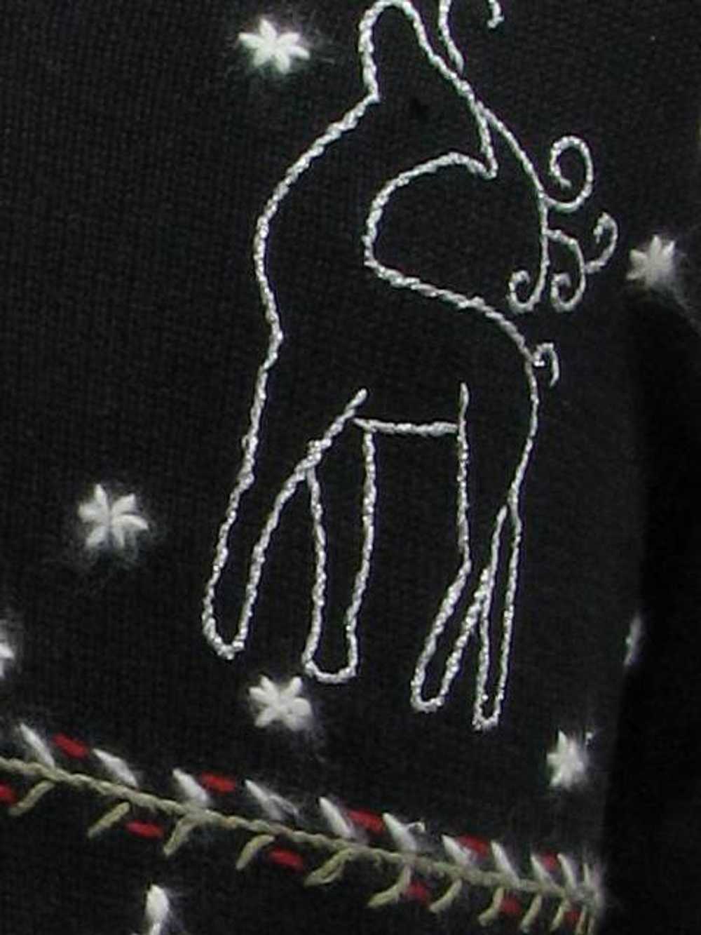 Holiday Lodge Womens Ugly Christmas Sweater - image 2