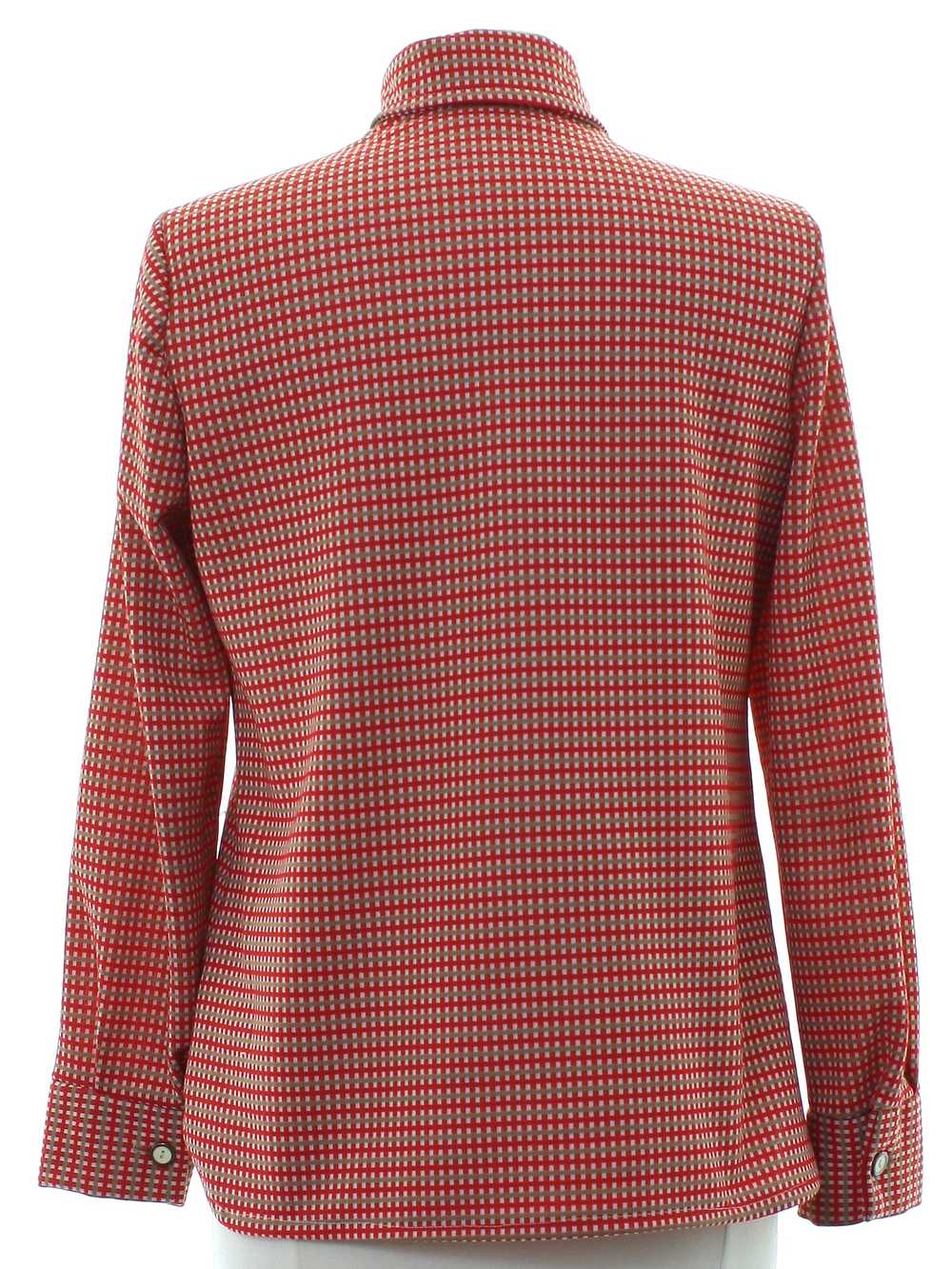 1970's Womens Knit Western Style Shirt jacket - image 3