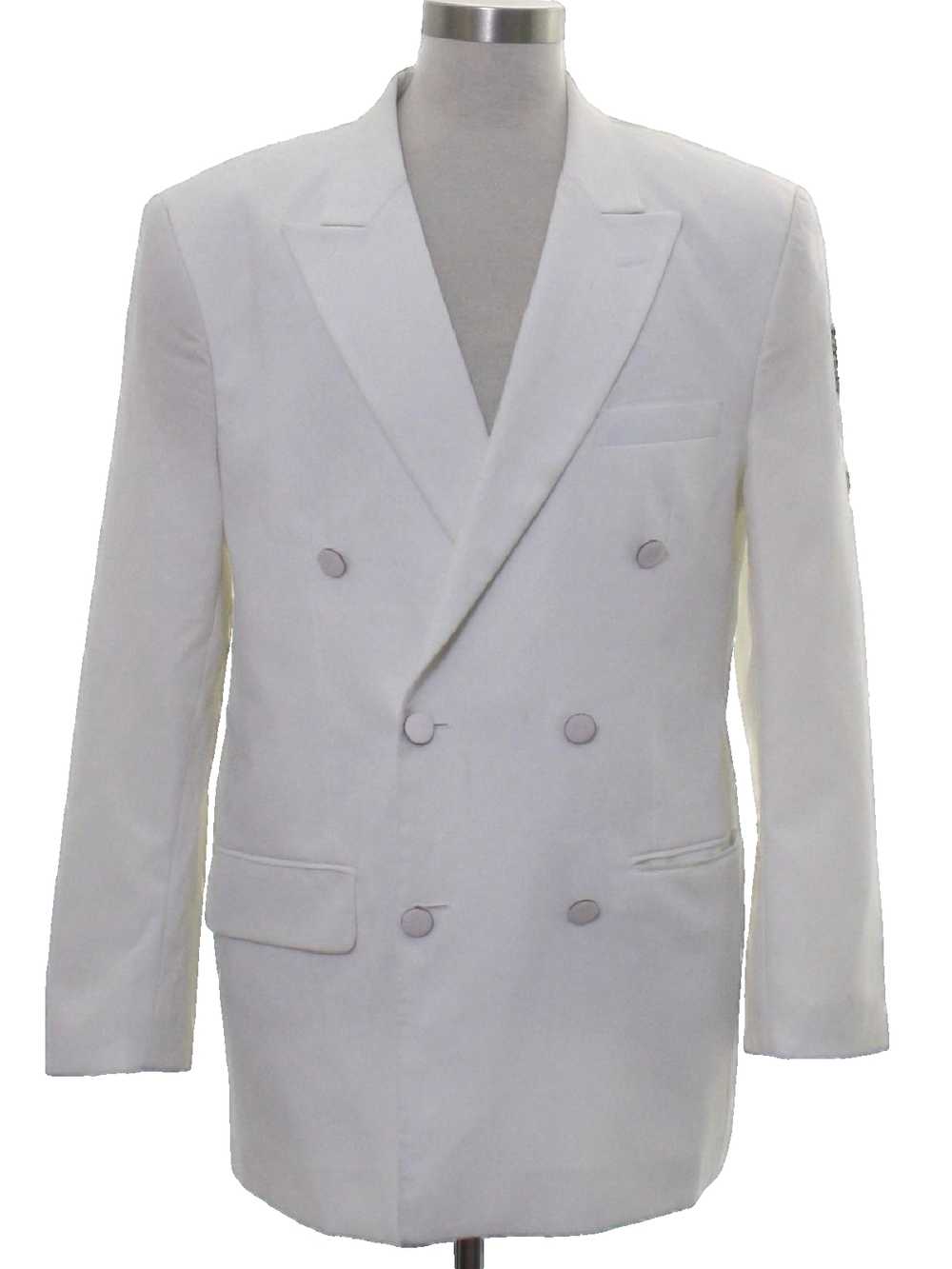 1980's Vittorio St Angelo Mens Totally 80s Tuxedo Jac… - Gem