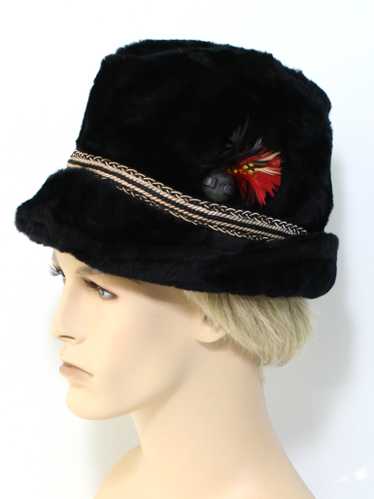 1960's Mens Fake Fur Fedora Hat