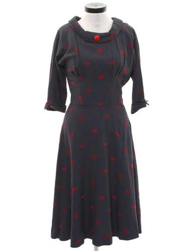1940's D. R. A. Original Fab 40s Swing Dress