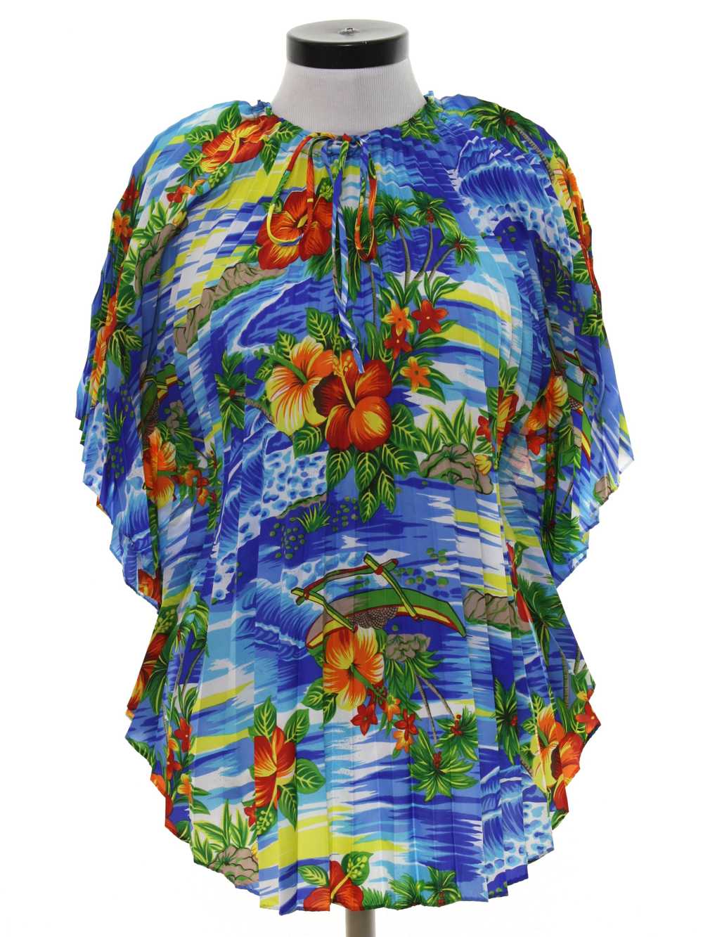 1970's Womens Hawaiian Butterfly Shirt - image 1