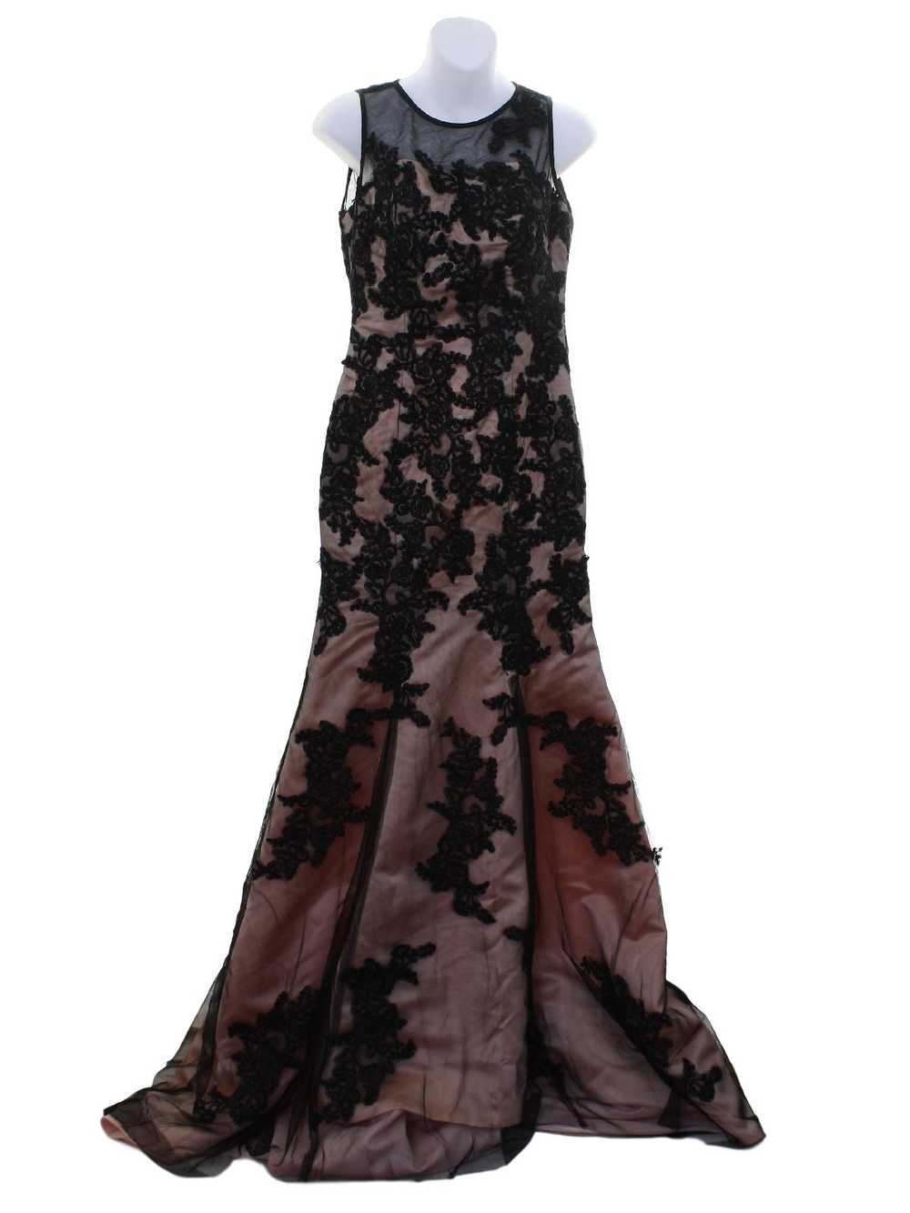 1990's Cocktail or Prom Maxi Dress - image 1