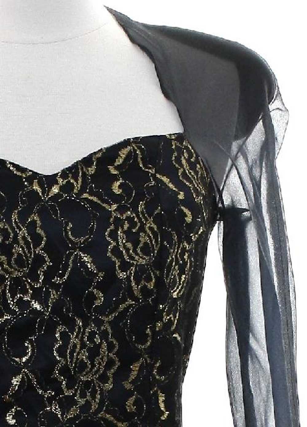 1980's Prom Or Cocktail Wiggle Dress - image 2