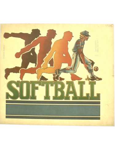 1970's SOFTBALL Iron-Ons - Sports Themes - image 1