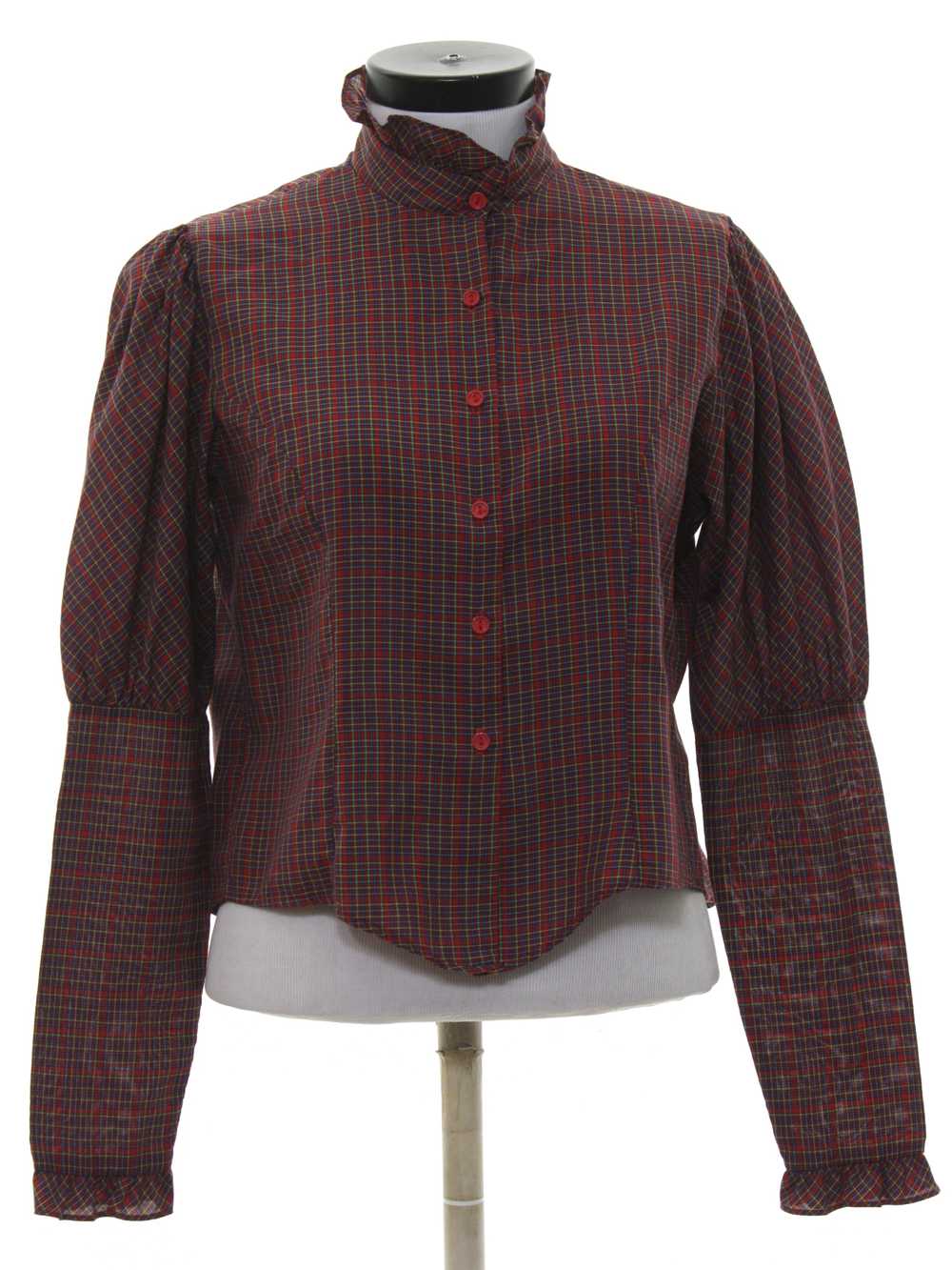 1980's Rhapsody Womens Pioneer Style Prarie Shirt - image 1