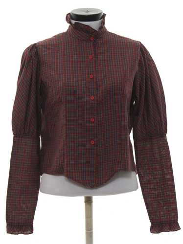 1980's Rhapsody Womens Pioneer Style Prarie Shirt