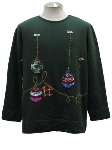 Bobbie Brooks Womens Ugly Christmas Sweatshirt