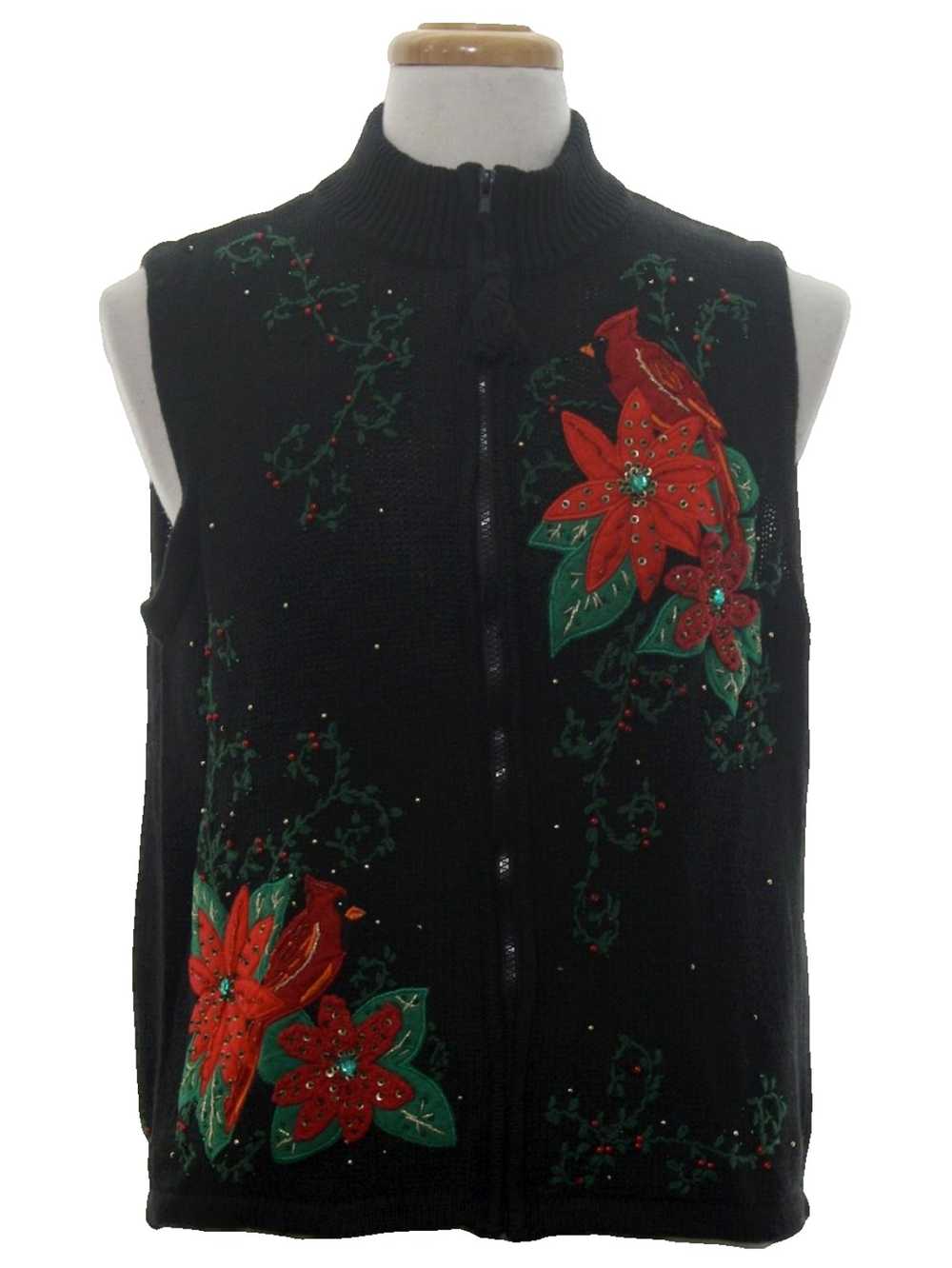 Womens Ugly Christmas Sweater Vest - image 1