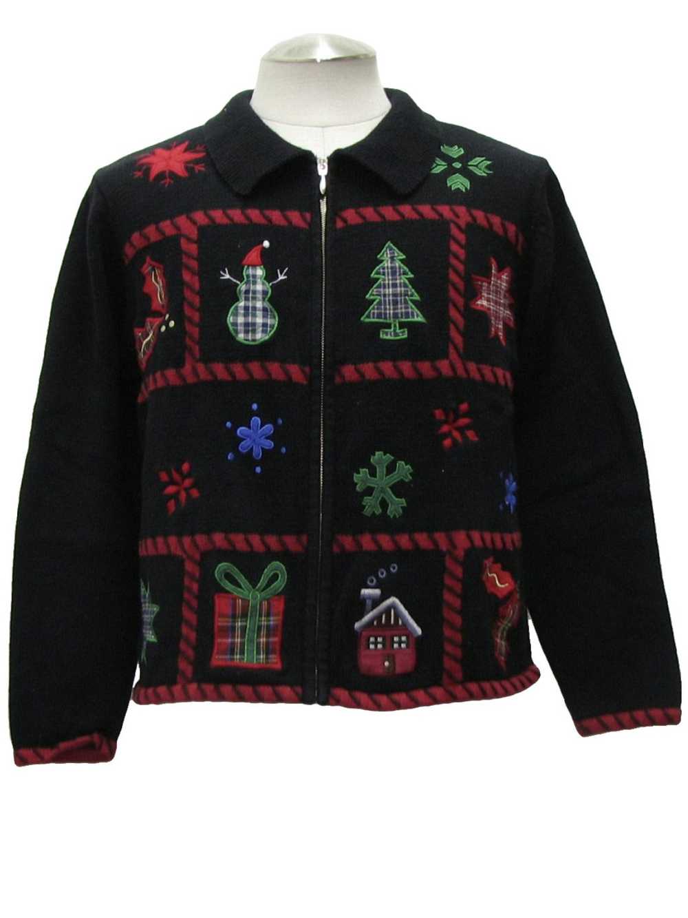 Holiday Lodge Womens Ugly Christmas Sweater - image 1