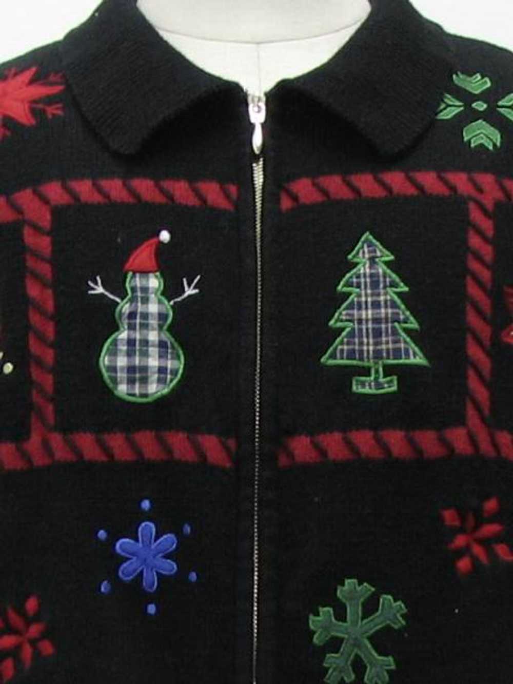 Holiday Lodge Womens Ugly Christmas Sweater - image 2