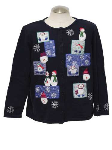 Karen Scott Womens Ugly Christmas Sweater