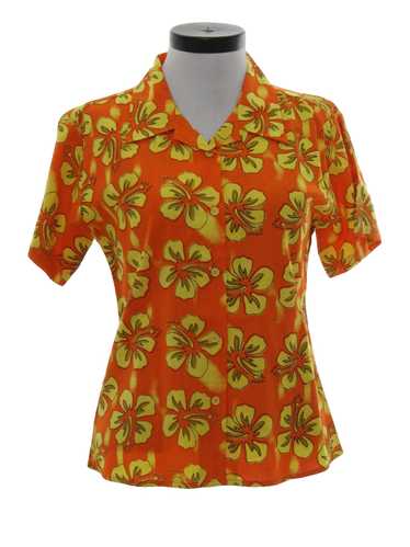 1980's Size Label Womens Hawaiian Shirt