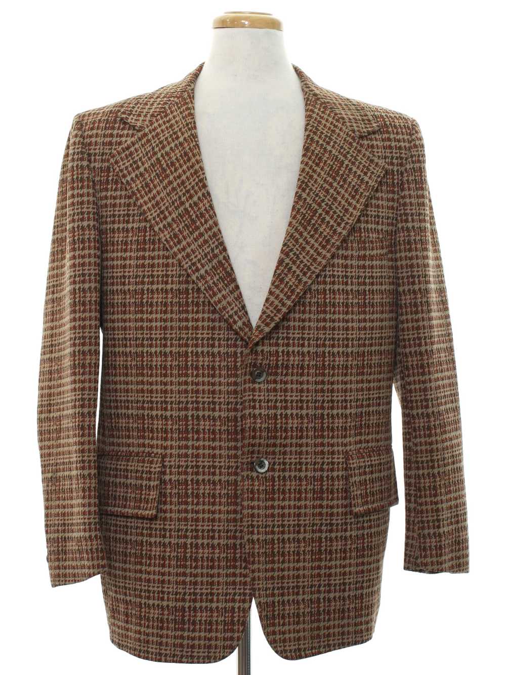 1970's Towncraft Mens Disco Blazer Sport Coat Jacket - Gem