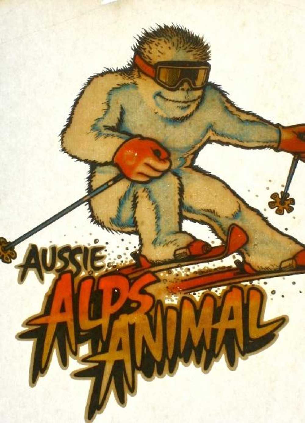 1980's AUSSIE ALPS ANIMAL iron on transfer. Iron-… - image 2