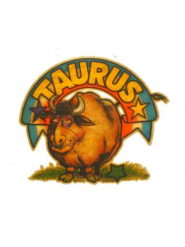 1980's TAURUS iron Iron-Ons - Miscellaneous Themes - image 1