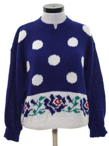 1980's Lauren Brooke Womens Totally 80s Sweater
