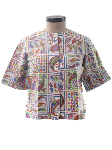 1960's Womens Paisley Shirt