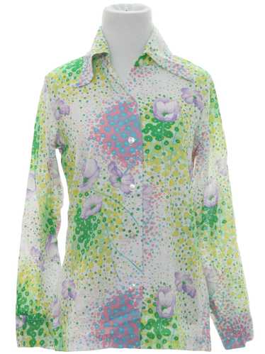 1970's Beeline Womens Print Shirt