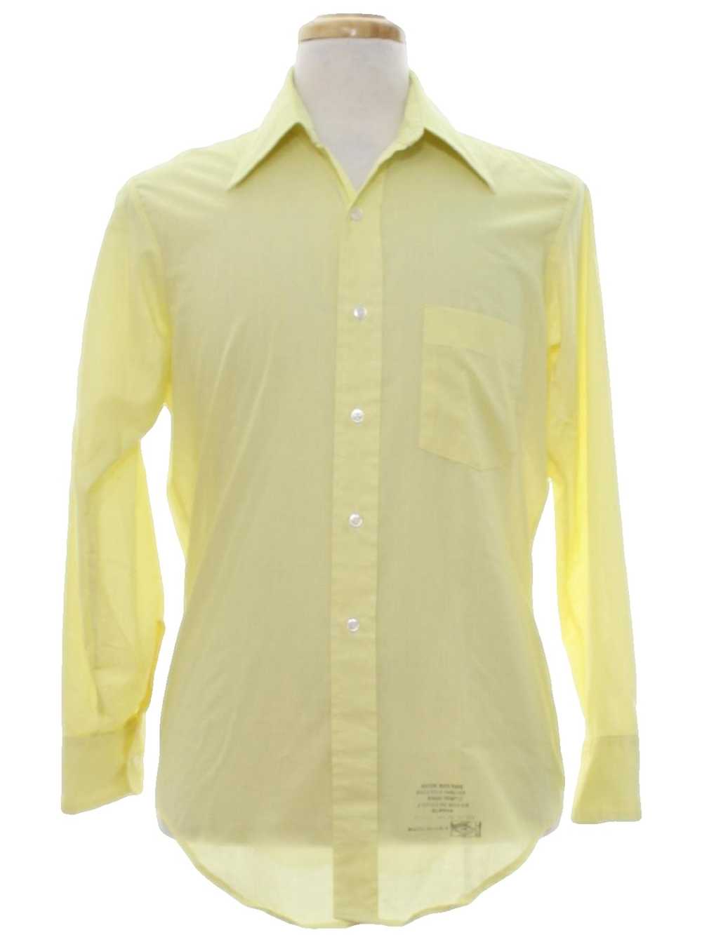 1970's Arrow Kent Collection Mens Mod Shirt - image 1