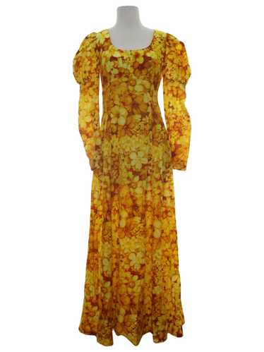 1960's Prarie Style Maxi Dress