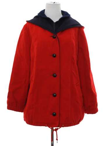 1970's Penguin Fashions Womens Wool Car Coat Jacke