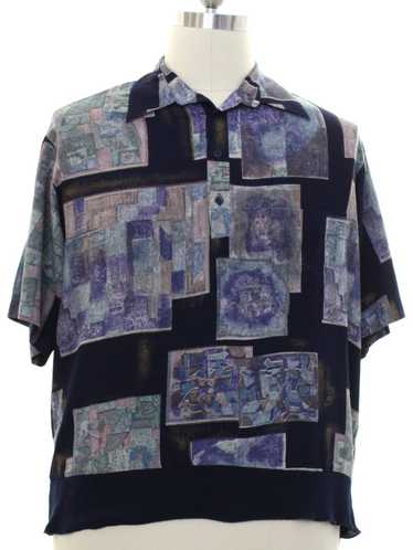 1990's DAvila Mens Wicked 90s Graphic Print Shirt