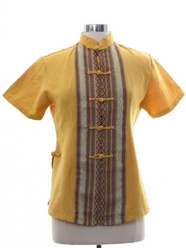 1970's Womens Asian Inspired Shirt - image 1