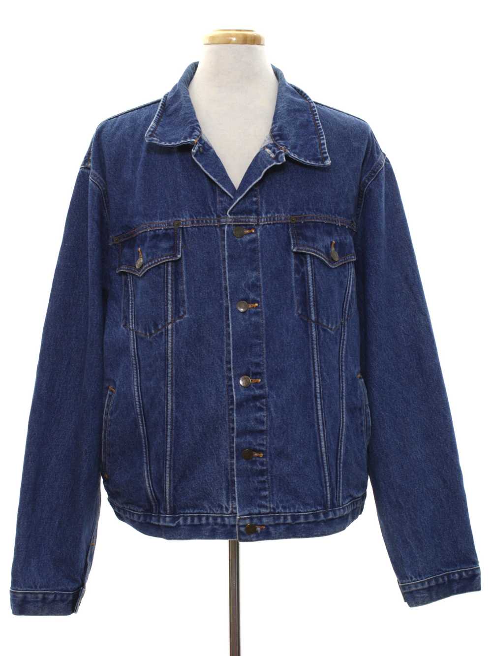 1990's Armani Jeans Mens Designer Denim Jacket - image 1