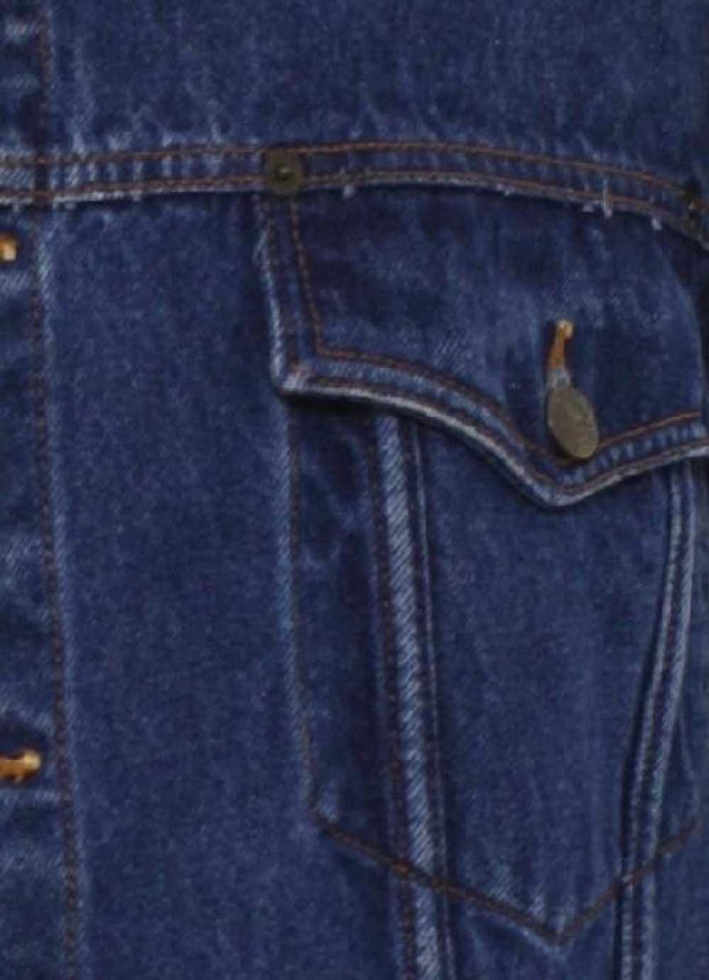 1990's Armani Jeans Mens Designer Denim Jacket - image 2