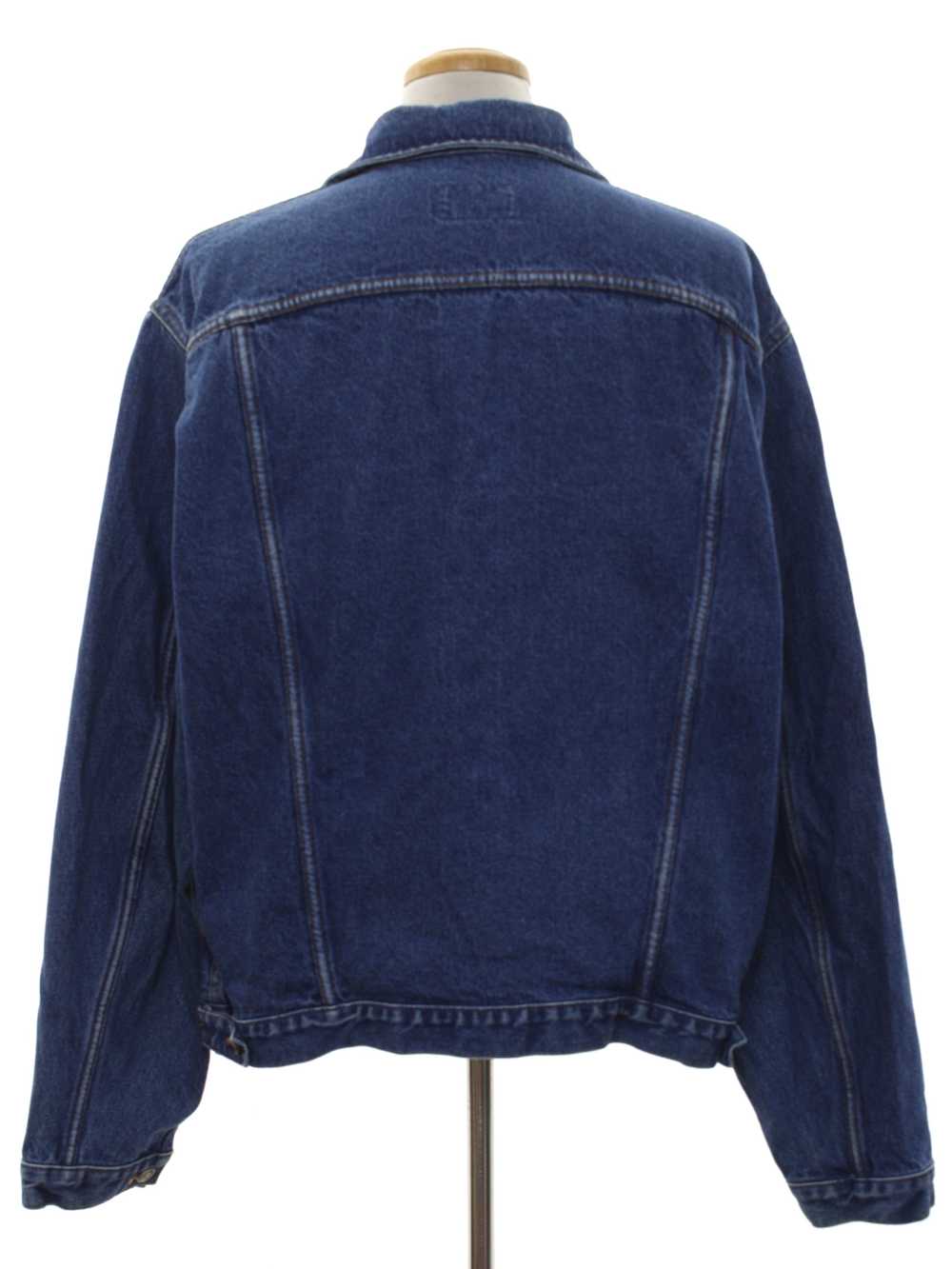 1990's Armani Jeans Mens Designer Denim Jacket - image 3