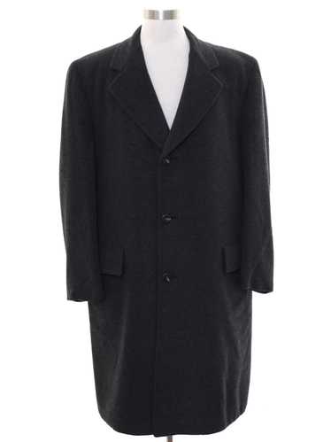 1960's Threadneedle Street Mens Cashmere Overcoat 