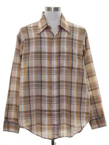 1980's Holbrook Mens Plaid Shirt - image 1