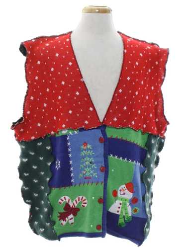 Hand Made Unisex Hand Made Patchwork Ugly Christm… - image 1