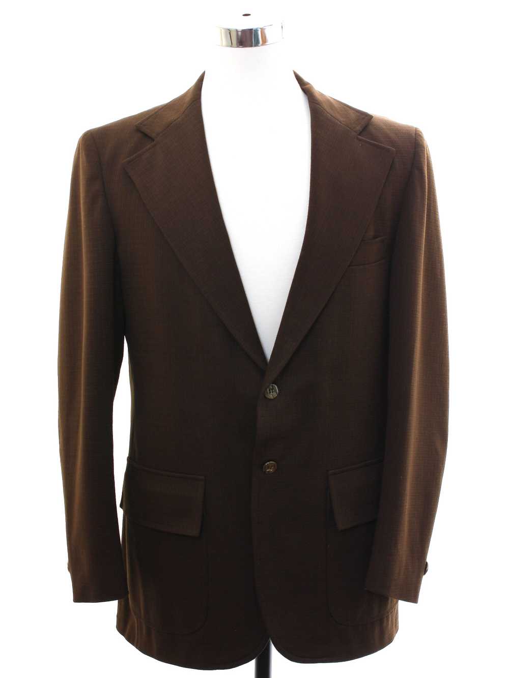 1970's TownCraft by JCPenney Mens Disco Blazer St… - image 1