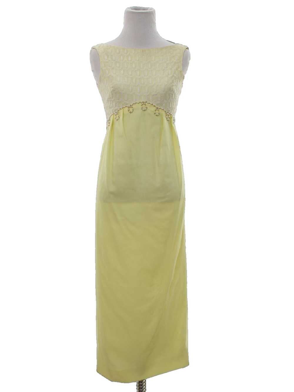 1960's or Girl Cocktail Maxi Dress - image 1