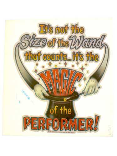 1980's Its not the Size of the Wand that counts...