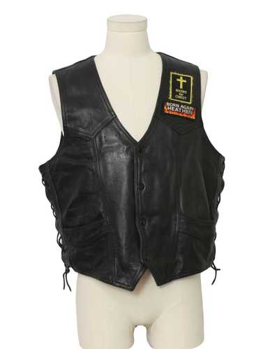 1990's River Road Mens Bikers for Christ Leather … - image 1