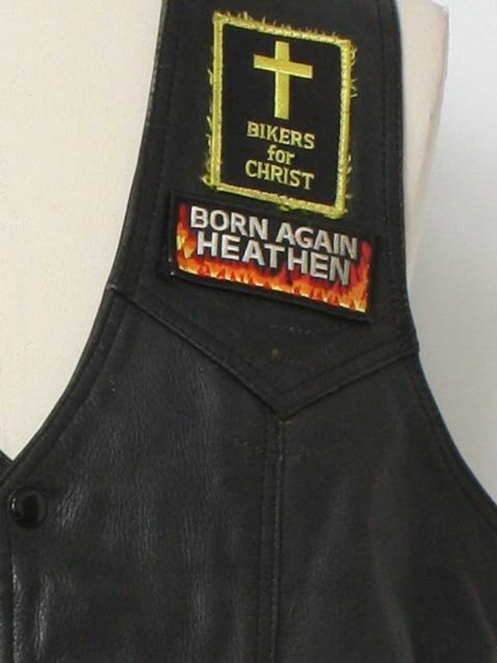 1990's River Road Mens Bikers for Christ Leather … - image 2