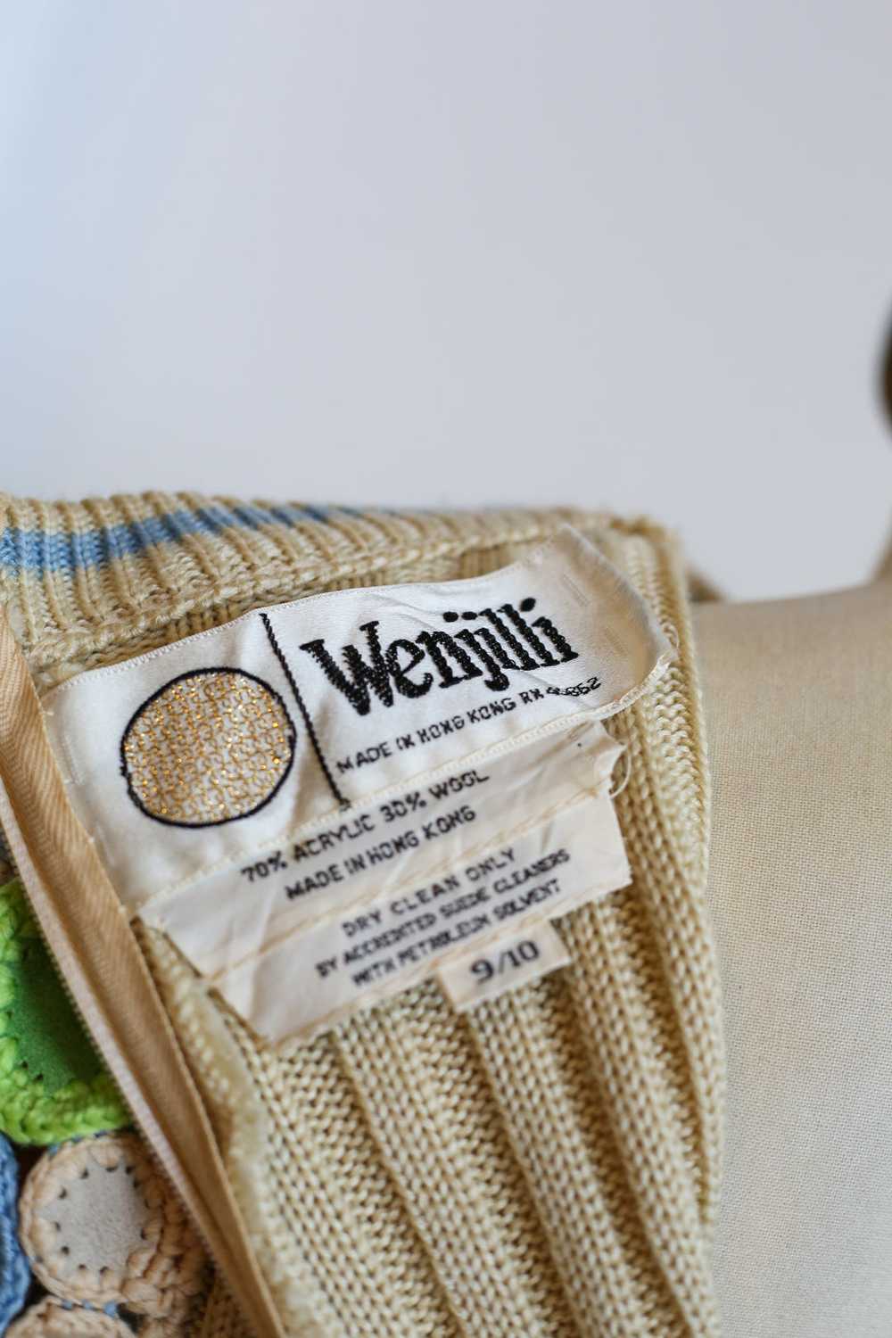 Vintage 1970s Wenjilli Designer Knit Top - image 8