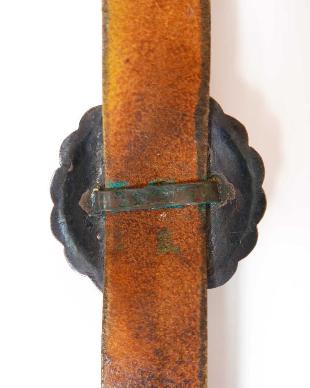 Round Stamped Concho Belt - image 6