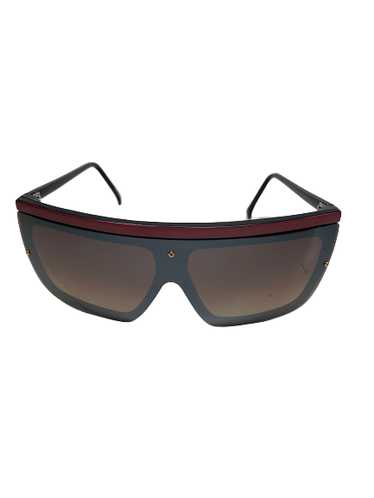 1980s Shield Lens Sunglasses