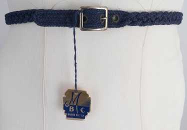 Braided Cotton Cord Vintage Belt - image 1