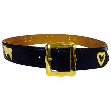 Moschino Redwall Swiss Appenzeller style belt with