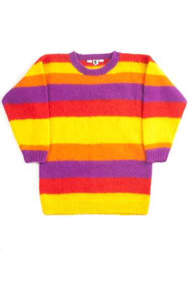Multicolor Borderknit Sweater